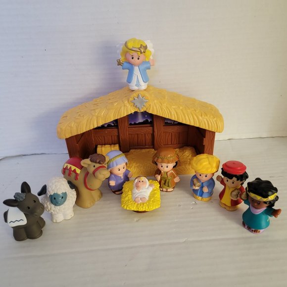 FisherPrice Toys Fisher Price Nativity Set Mary Joseph Jesus 3